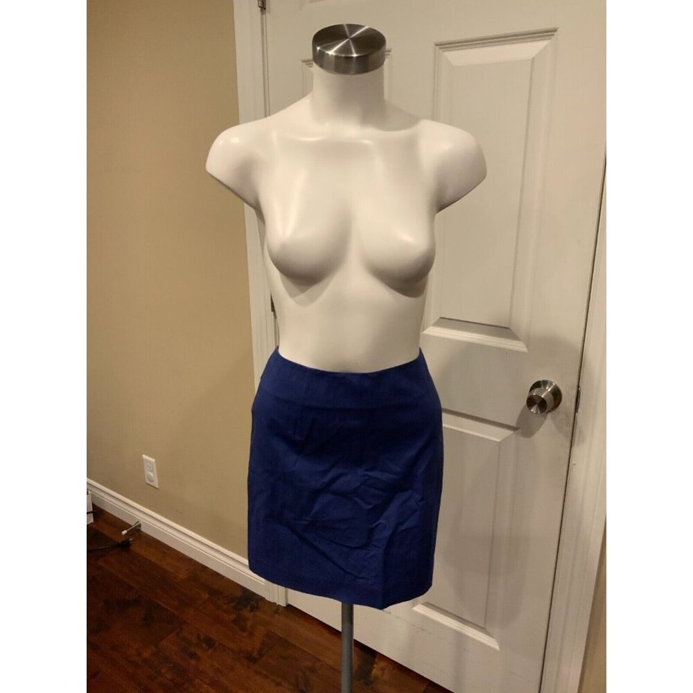 Cedric Charlier Blue Pencil Mini Skirt, Size 8 (US) 42 (IT), NWT!